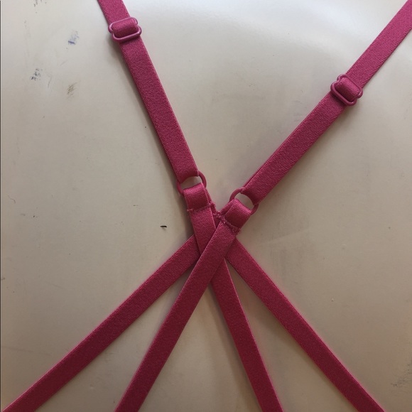 Xhileration Dusty Rose all lace longline bralette - Picture 9 of 15